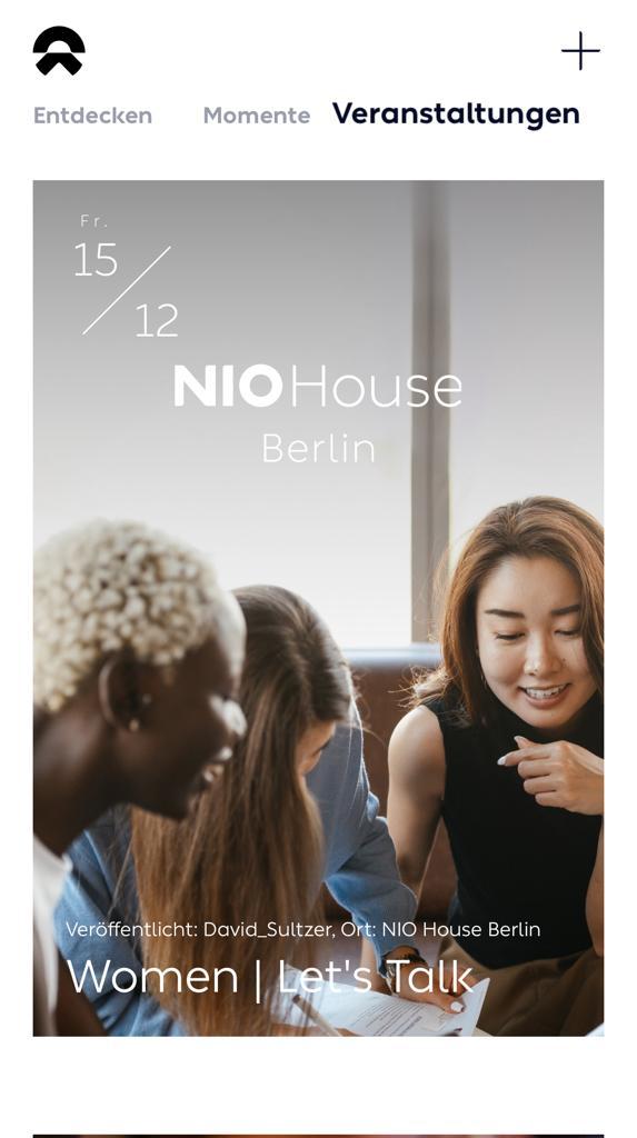 Selma Sona Gerstenberg als Speaker im NIO House Berlin